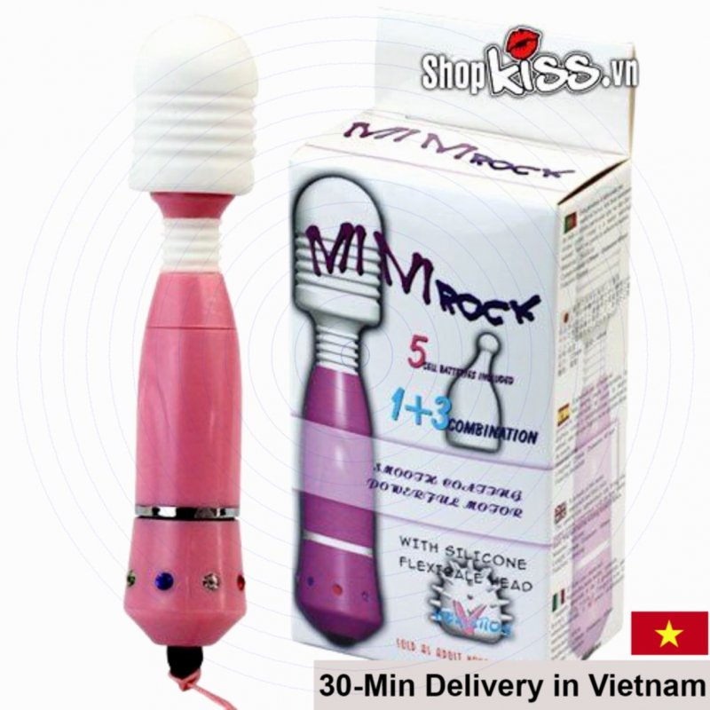 Mini 3-Head Vibrating Massage Wand Intense Female Pleasure 
