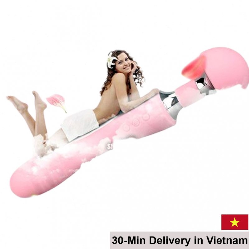 LuxeLuv i7 Magic Dual Head Wand Powerful Quiet Massage Vibrator 