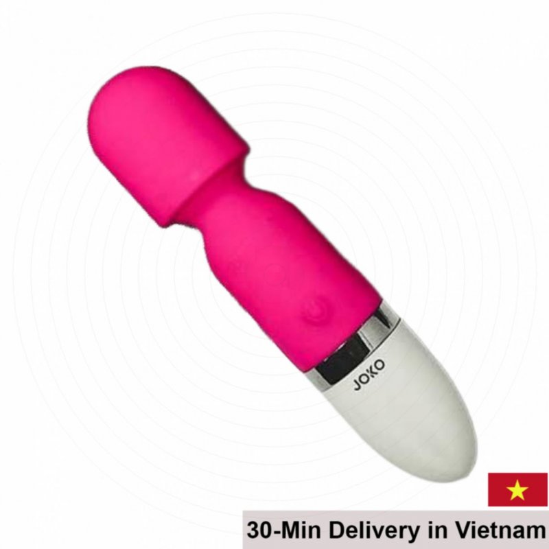 JOKO Mini Vibrating Wand 360° Rotation Silicone Body Massager 