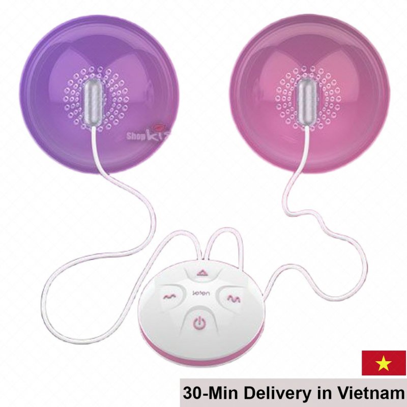 Mmimi Leten Breast Massager Vibrating Nipple Enhancer Remote Control 