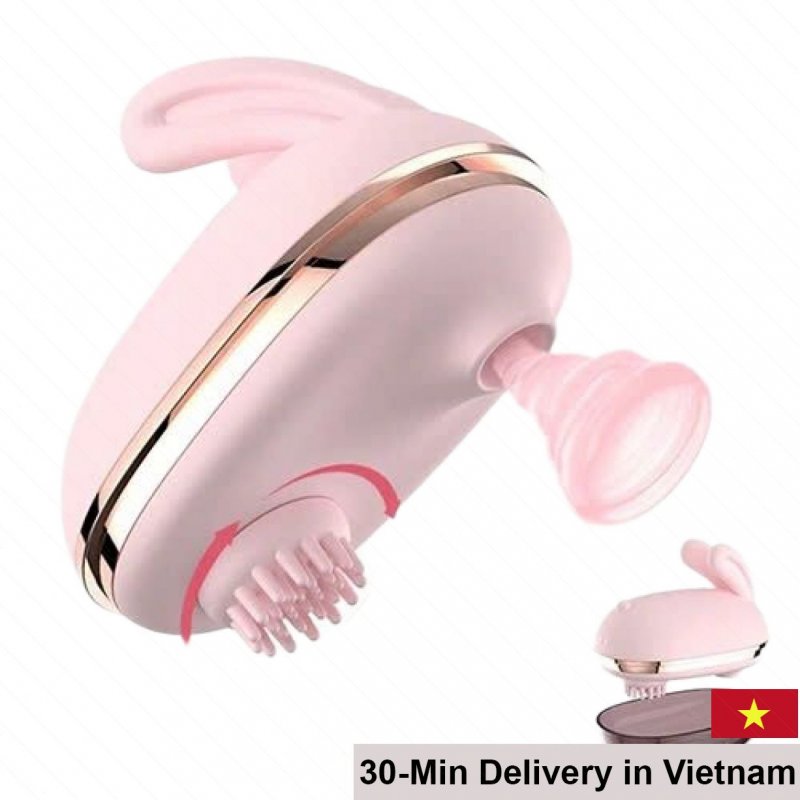Hee Tu Pulse Solo Rabbit Tongue Licking Clitoral Massager 