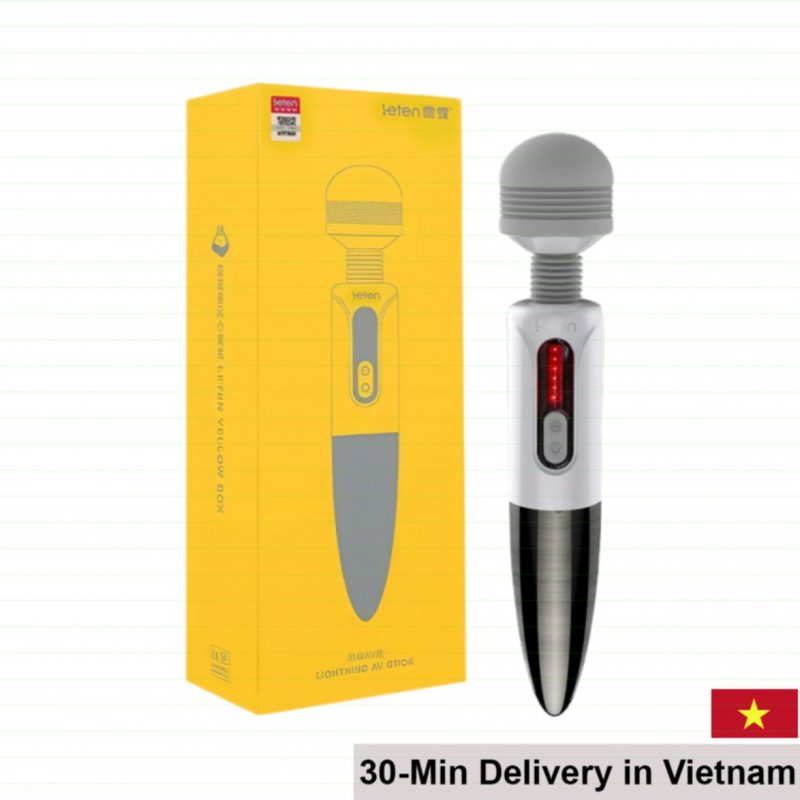 Leten Lighting AV 10-Speed Powerful Couple’s Massage Toy 