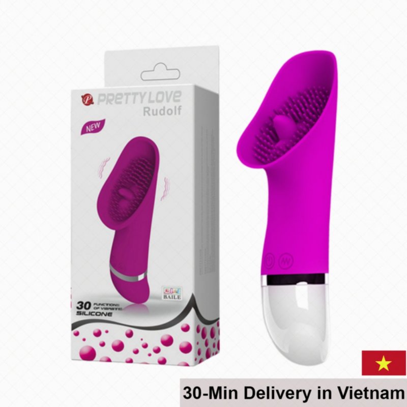 Pretty Love Rudolf Tongue Vibrator 30 Modes Intense Oral Simulation 