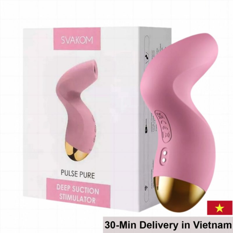 Svakom Pulse Pure Clitoral Nipple Massager Patented Tech 
