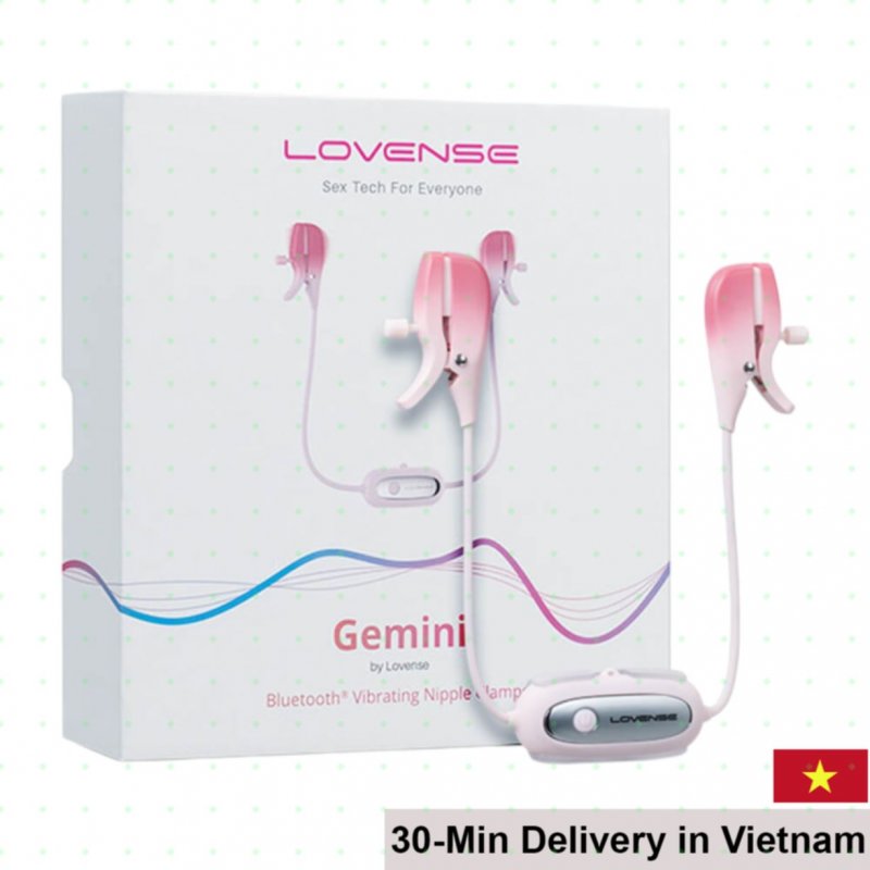 Lovense Gemini Nipple Sucking Vibrator App Controlled 