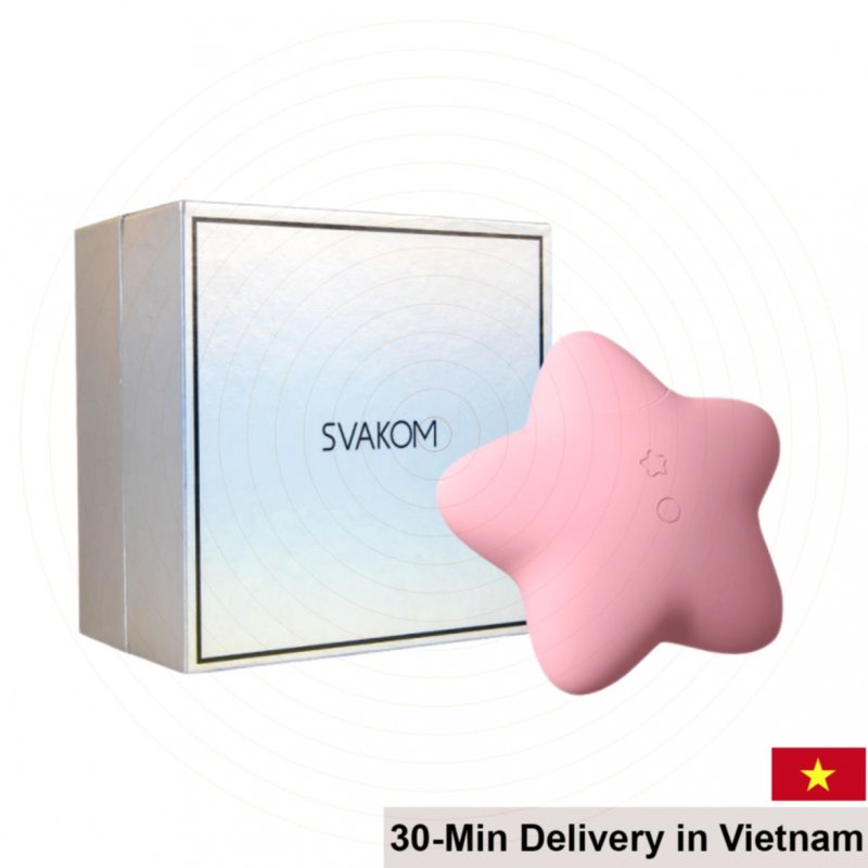 Svakom Peach Star Silicone Tongue Stimulator 10 Vibration Modes 