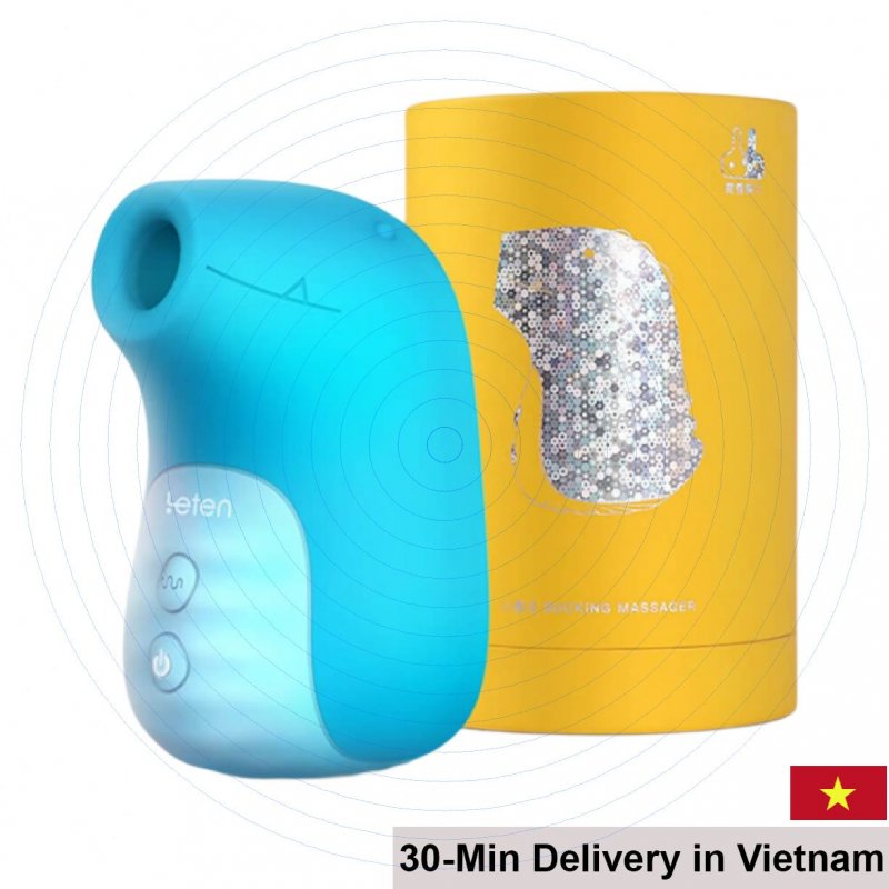 Leten Sucking Massager Heat 40°C Waterproof Soft Silicone 