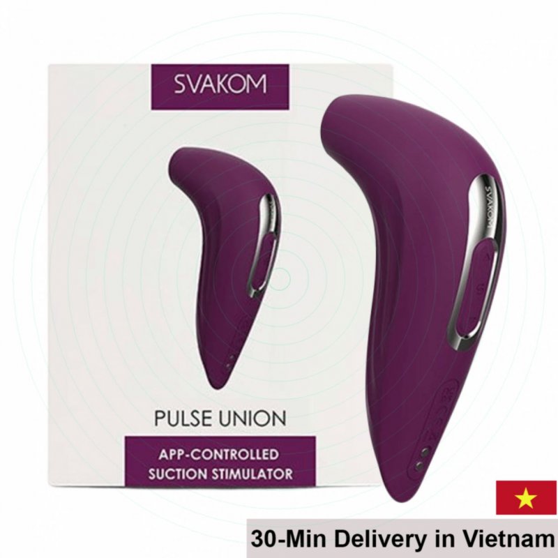 Svakom Pulse Union Soft Velvet Vibrating Ladies Massager 