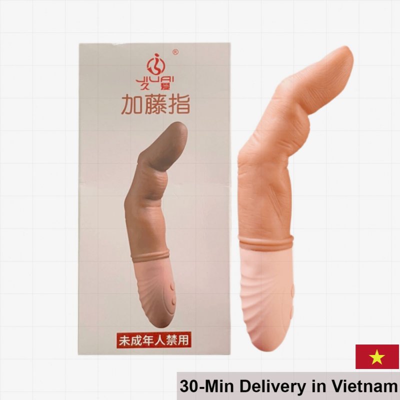 Jiuai Finger Massager 7 Modes Soft Silicone 