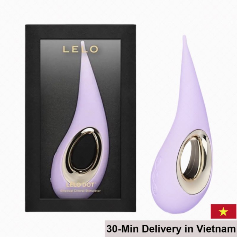 Lelo Dot Precision External Massager – Soft, Curved with Elliptical Vibes 