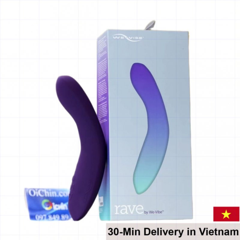 We-Vibe Rave 10 Mode Powerful G-Spot Vibrator Soft Flexible 
