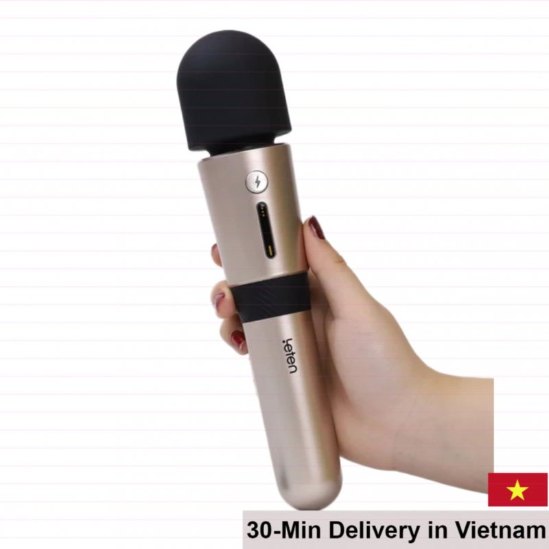 Leten Lightning AV Stick V3 Waterproof Silicone Vibrator 7 Modes 