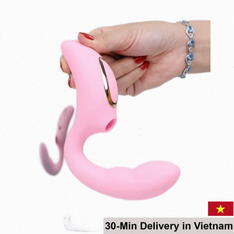 Loving World Suction Tongue G-Spot Vibrator Heated 