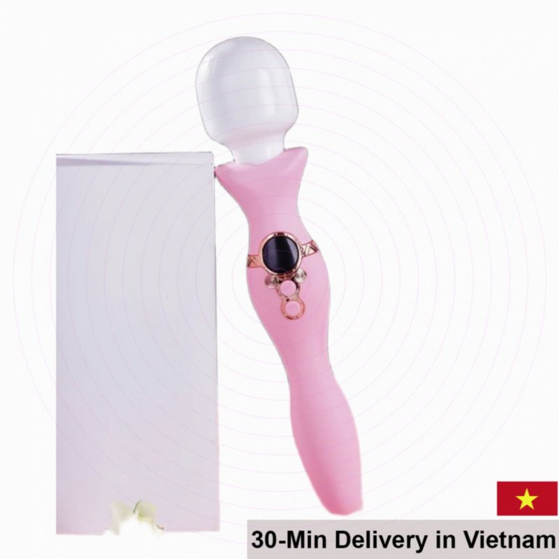 Yeain Magic Wand Dual-Ended Silicone Wand – 9 Vibration Modes 