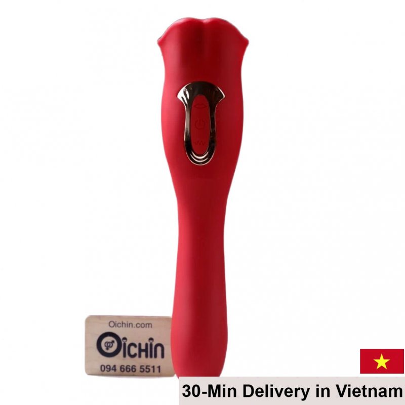 Double-Ended Oral Tongue Vibrator 10 Modes Intense 