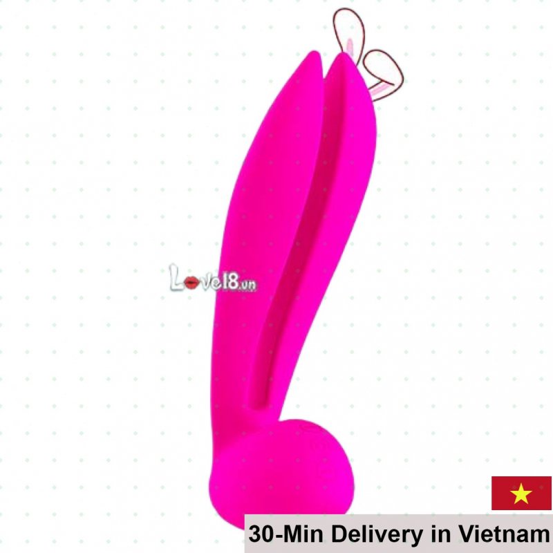 Leten Rabbit Ear G-Spot Massager Soft Silicone Rechargeable 