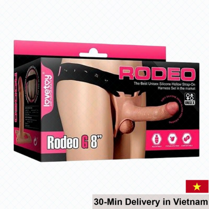 Lovetoy Rodeo Hollow Strap-On Silicone Male Stamina Trainer 