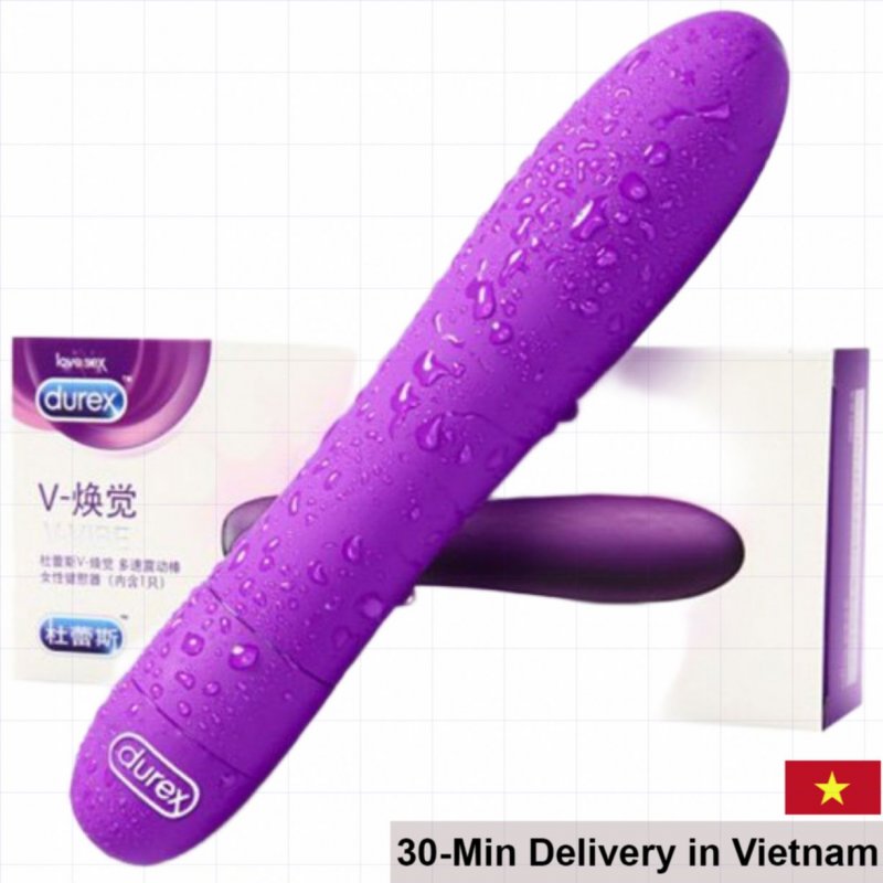 Durex V-Vibe Multi Frequency G-Spot Massager Silicone Vibration 