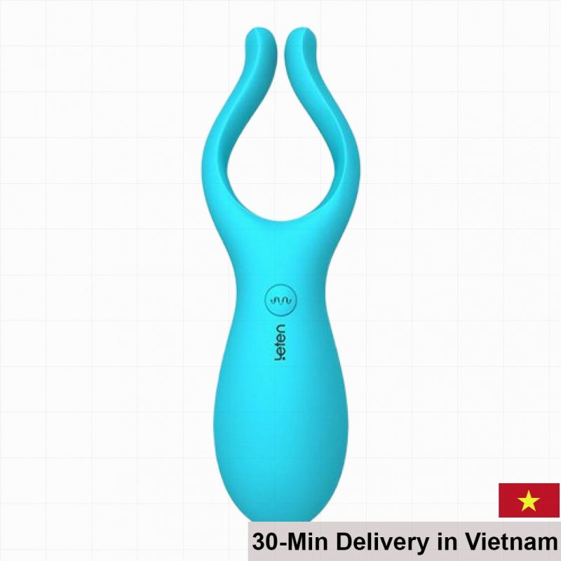 Leten Japan Double Head Vibrator Stimulates Clitoris & Penis 