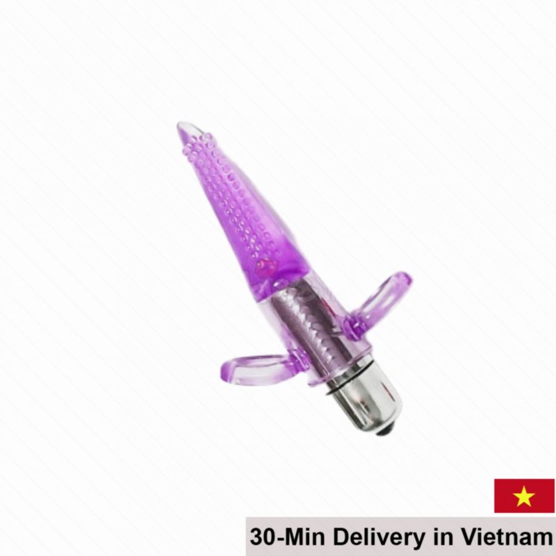 Leten Finger Vibrator with Soft Tongue and 7 Patterns 