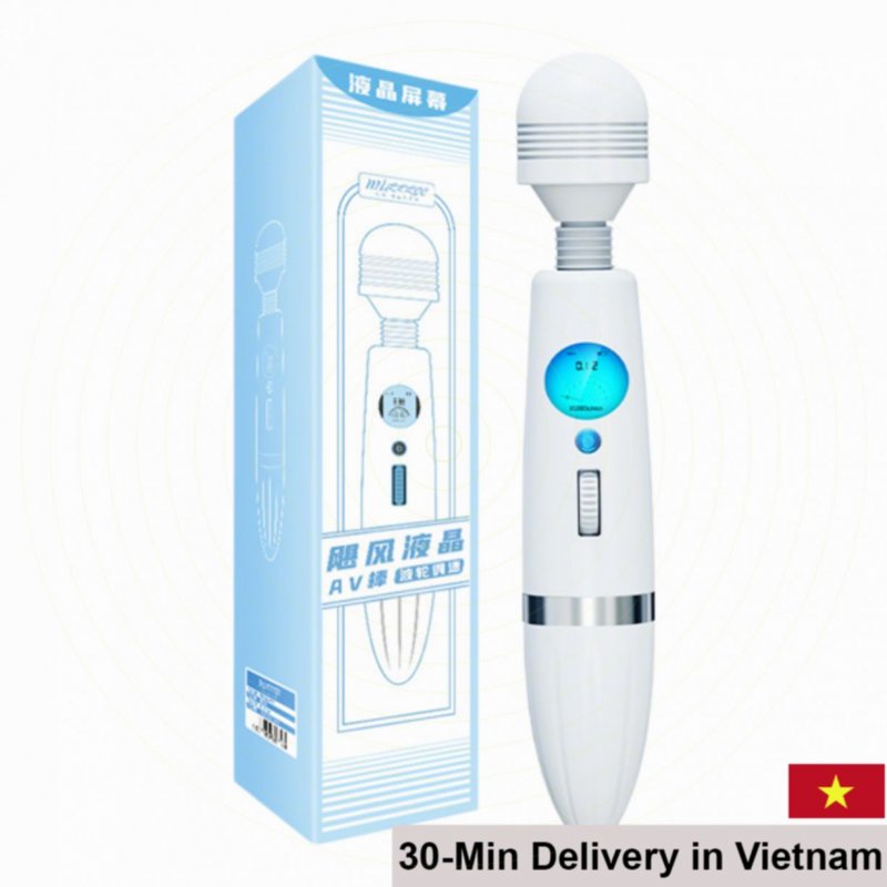 Mizzzee Japanese Licking 12 Mode Super Strong Vibrating Wand 