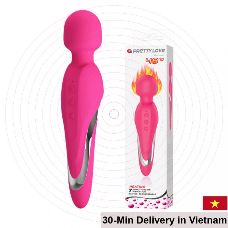 PrettyLove Michael G-Spot Vibrator Heated 48°C Waterproof 7 Modes 