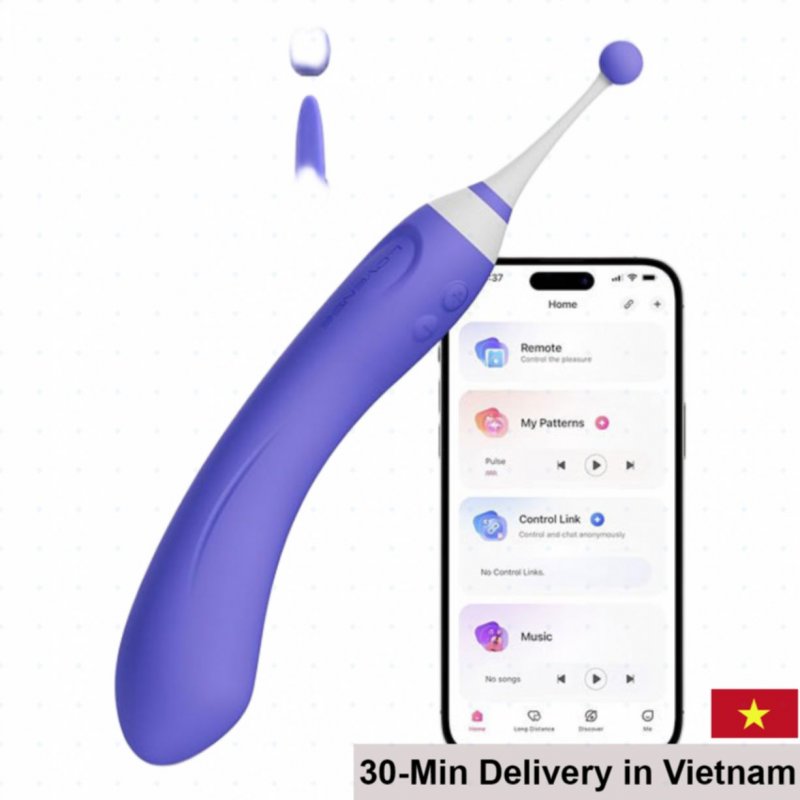 Lovense Hyphy App-Controlled Waterproof Dual-Head Vibrator 