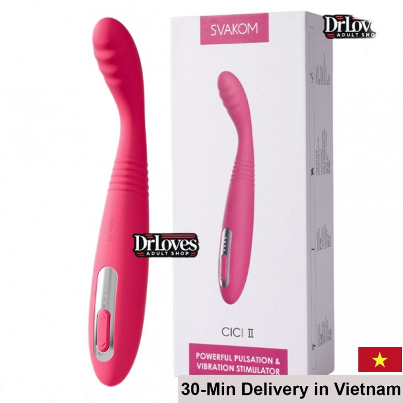 SVAKOM Cici G Spot Vibrator 5 Modes Waterproof Powerful Massage 