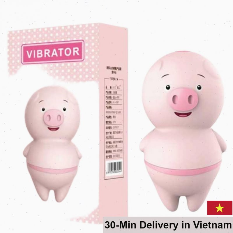 Lilox Cute Pig Licking Tongue Rechargeable Waterproof Vibrator 