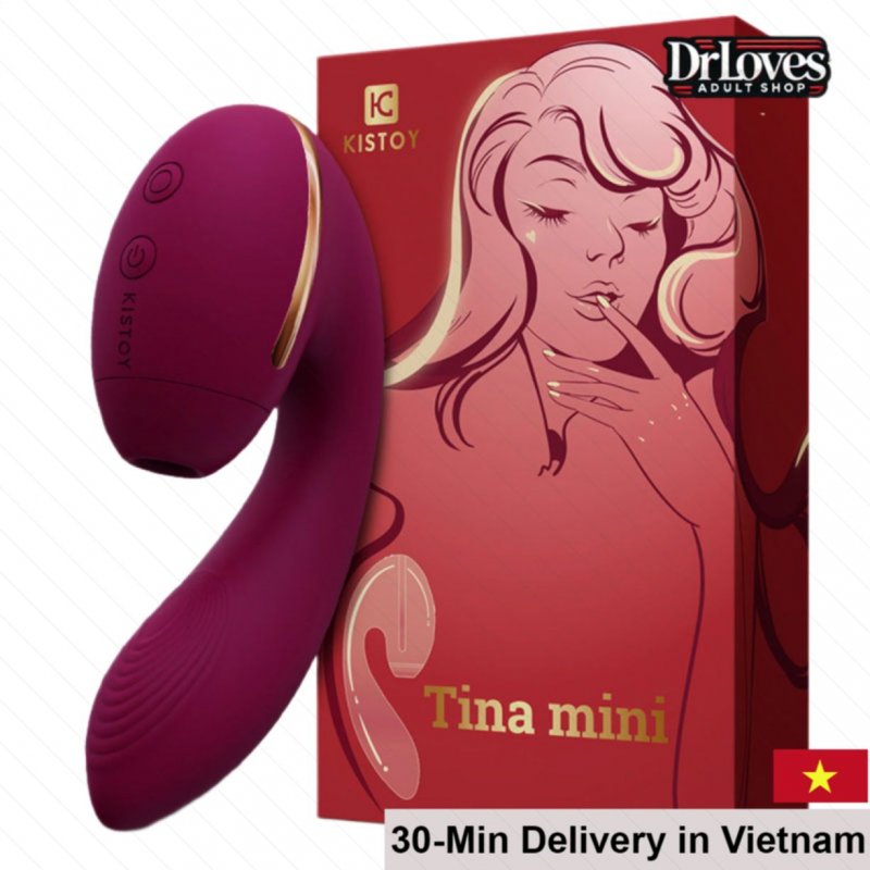 Kisstoy Tina Mini 10 Modes Waterproof G-Spot Clitoral Massager 