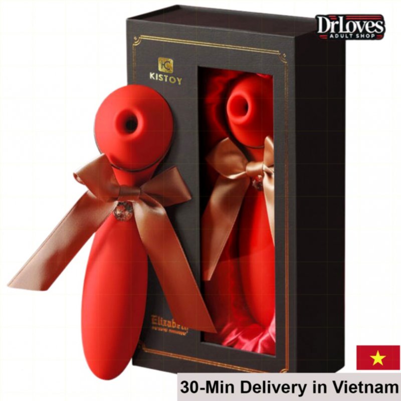 Kisstoy Elizabeth 2in1 Powerful Suction G Spot Vibrator 