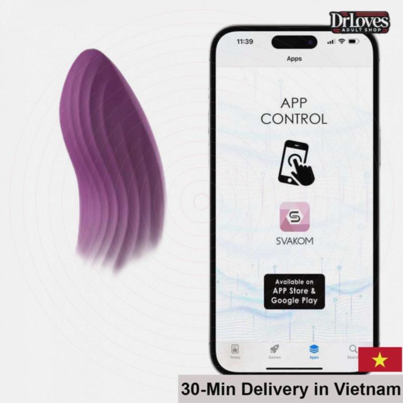 SVAKOM Edeny App Control Waterproof Vibrating Panties 11 Modes 