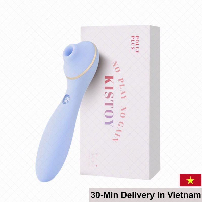 Kisstoy Polly Plus 2in1 Clit Suction & Vibration Massager 