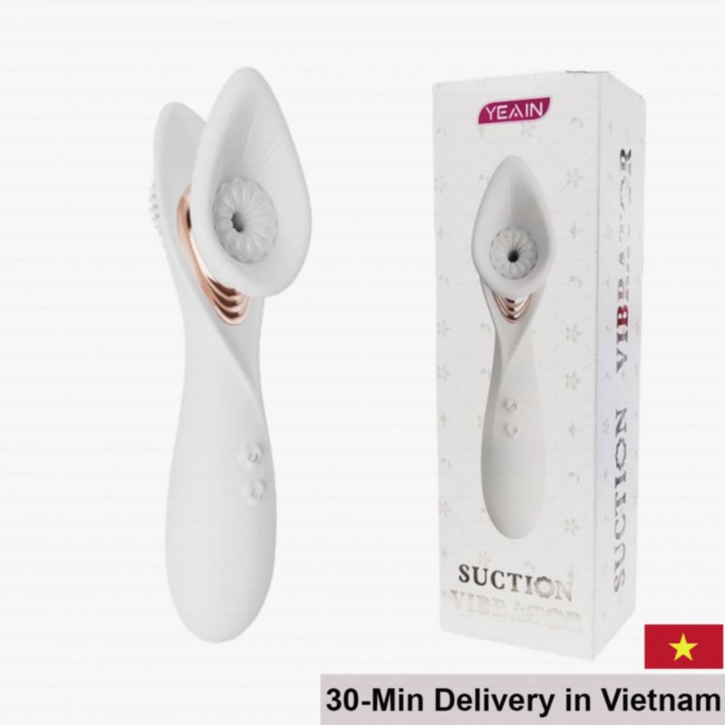 Yeain Vacuum Suction Vibrator 5 Modes Soft Silicone 