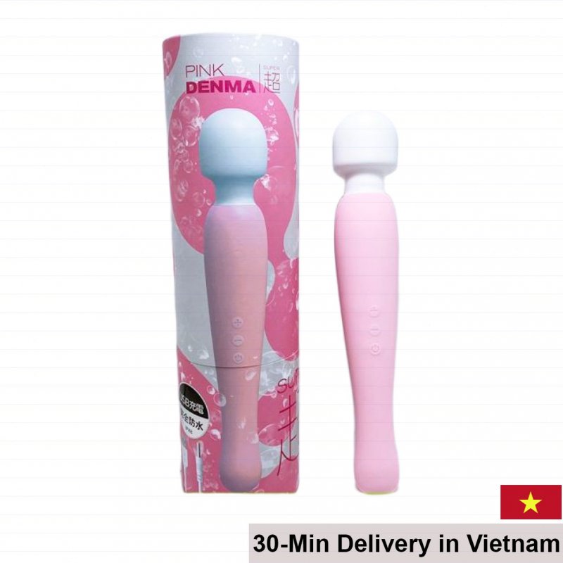 Pink Denma Super 6 Mode High Power Japanese Silicone Vibrator 