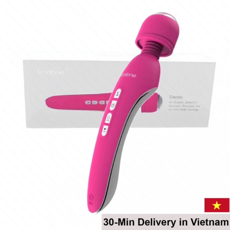Nalone Electro Wand Japanese Dual End Vibration Toy 