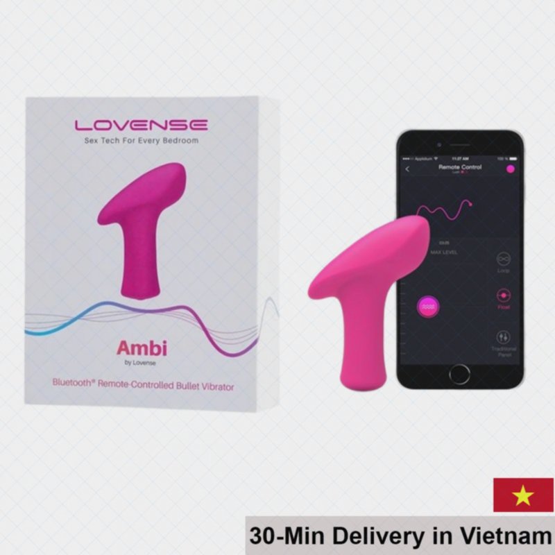 Lovense Ambi Premium Remote Control Mini Vibrator for Women 