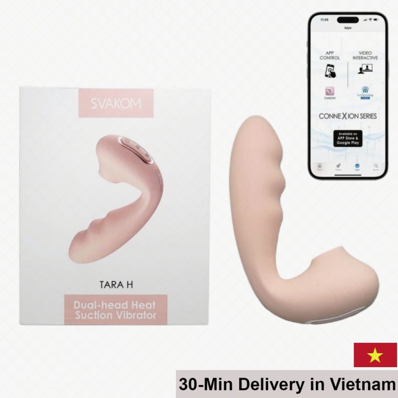 Svakom Tara H App Heated Sucking Vibrator 