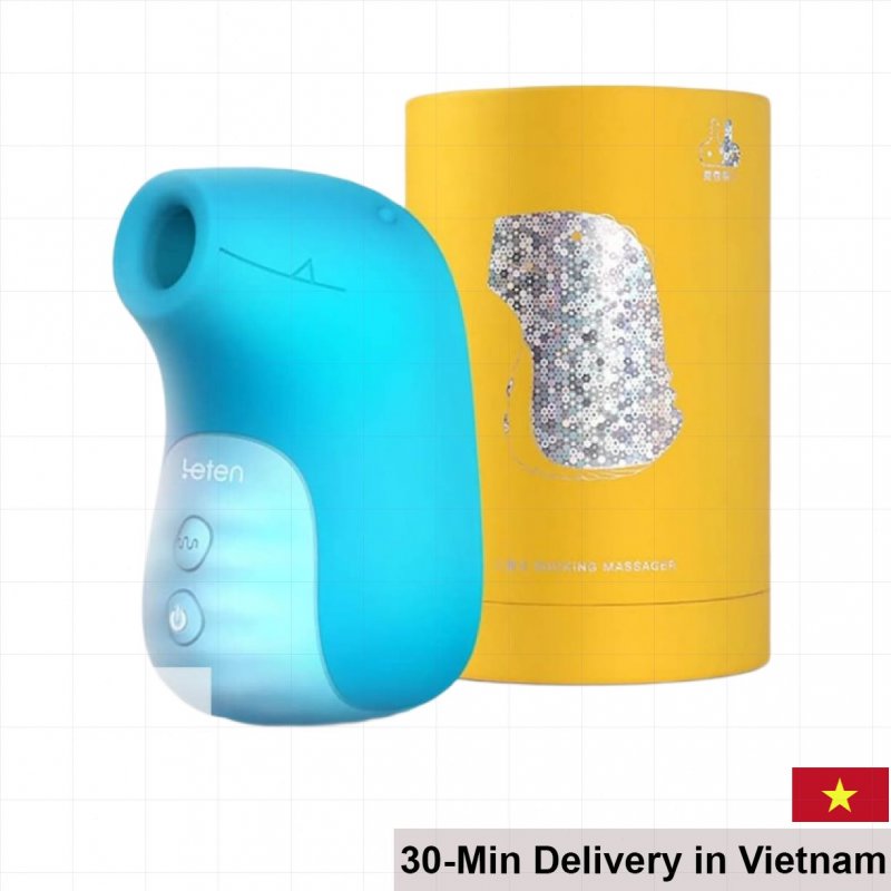 Leten Sucking Massager Heated Wireless 10 Mode Suction Toy 