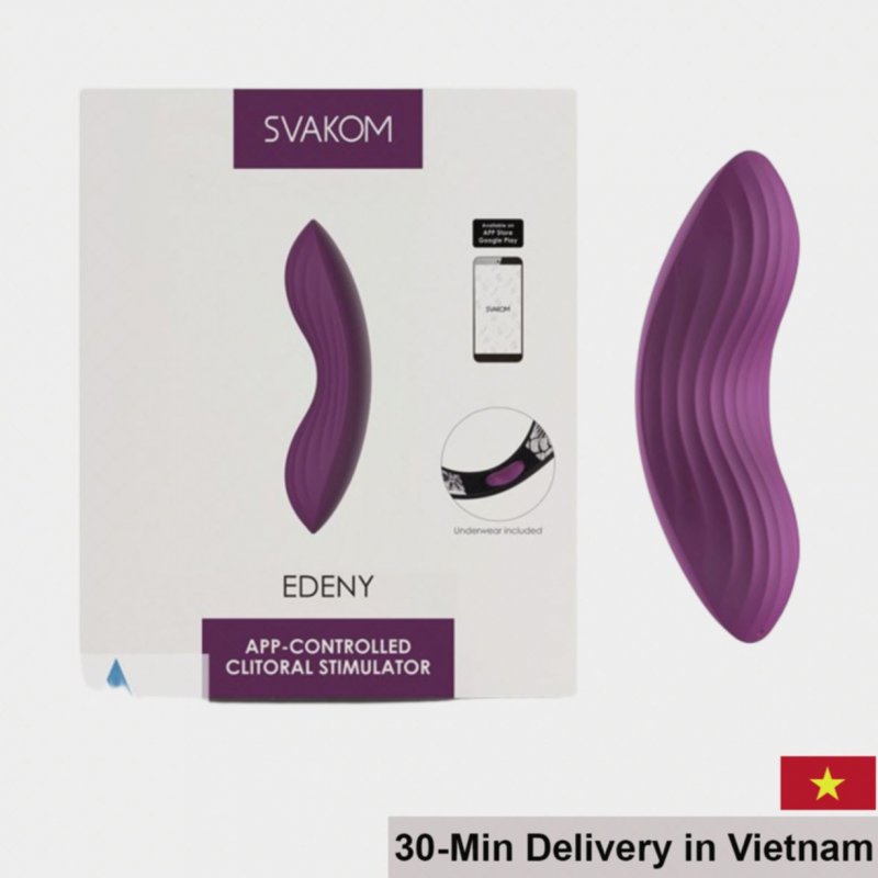 Svakom Edeny App-Controlled Mini Panty Vibrating Egg with Shorts 