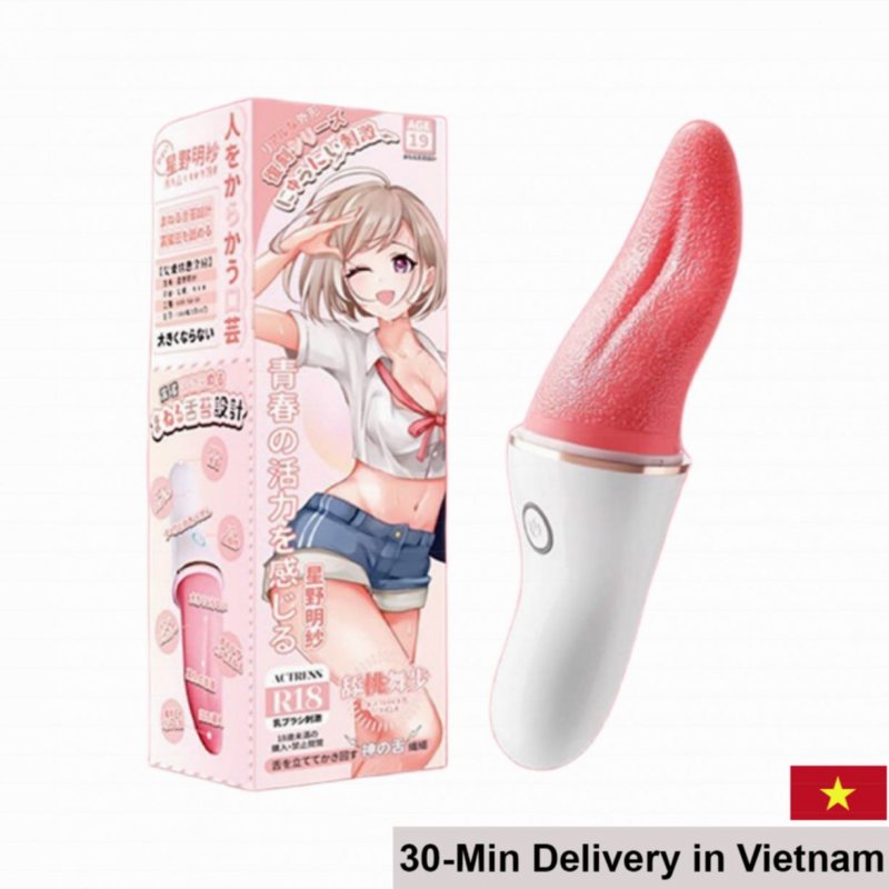 Mizz Zee Soft Silicone Tongue Licking Clitoral Stimulator 