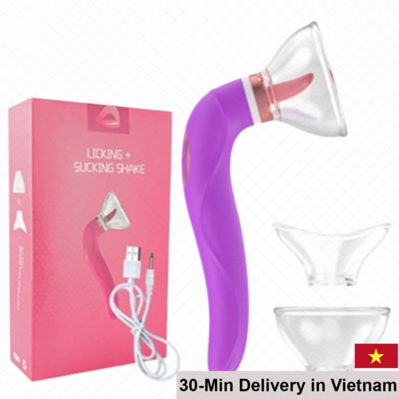 Leten Multi-Function Tongue Licking Vibrator Toy 