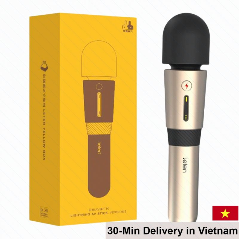 Leten Heated Premium Vibrator Full Body Massage 26.2cm 