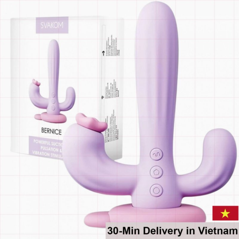 Svakom Bernice Triple Head Oral Massager USB Rechargeable 