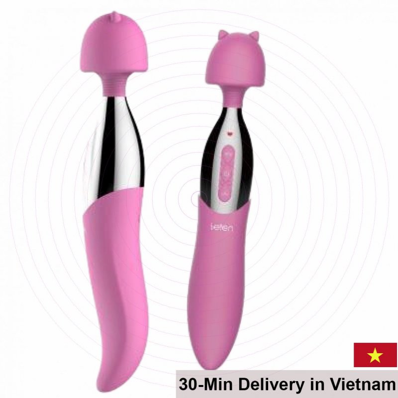 Leten Thunder Dual Head Wave Tongue Vibrator Strong Sensation 