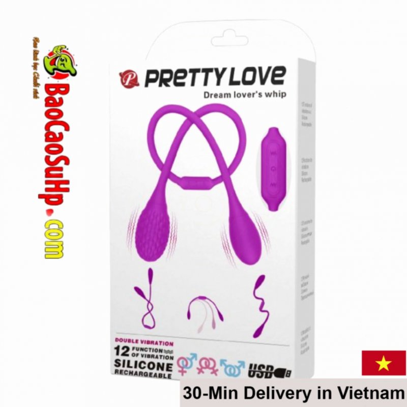 Prettylove Dream Lover Double Head Vibrating Egg Dual Pleasure Toy 