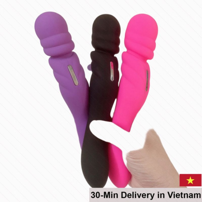 Nalone Jane Dual Head Powerful Silicone Vibrator Purple 
