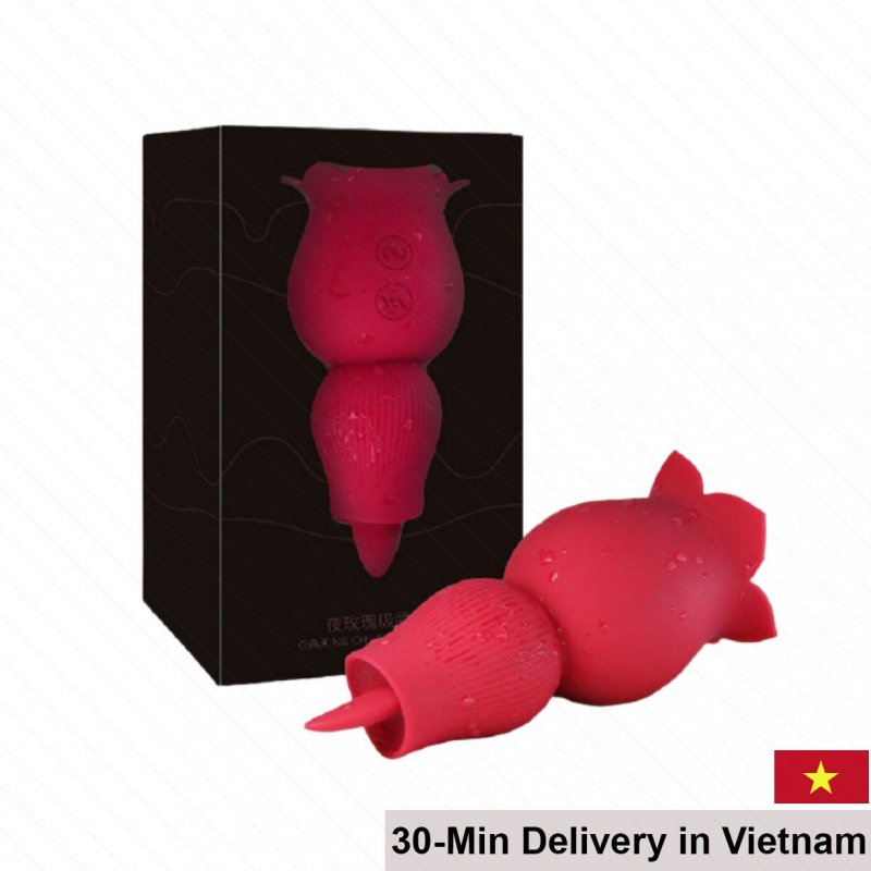 Dibe Japan Dual Stimulating Licking & Sucking Oral Sex Toy 