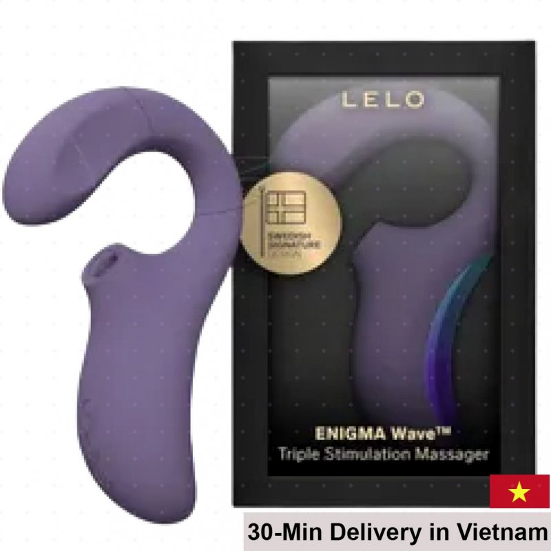 LELO Enigma Wave USB Rechargeable Satin Bag Realistic Experience 