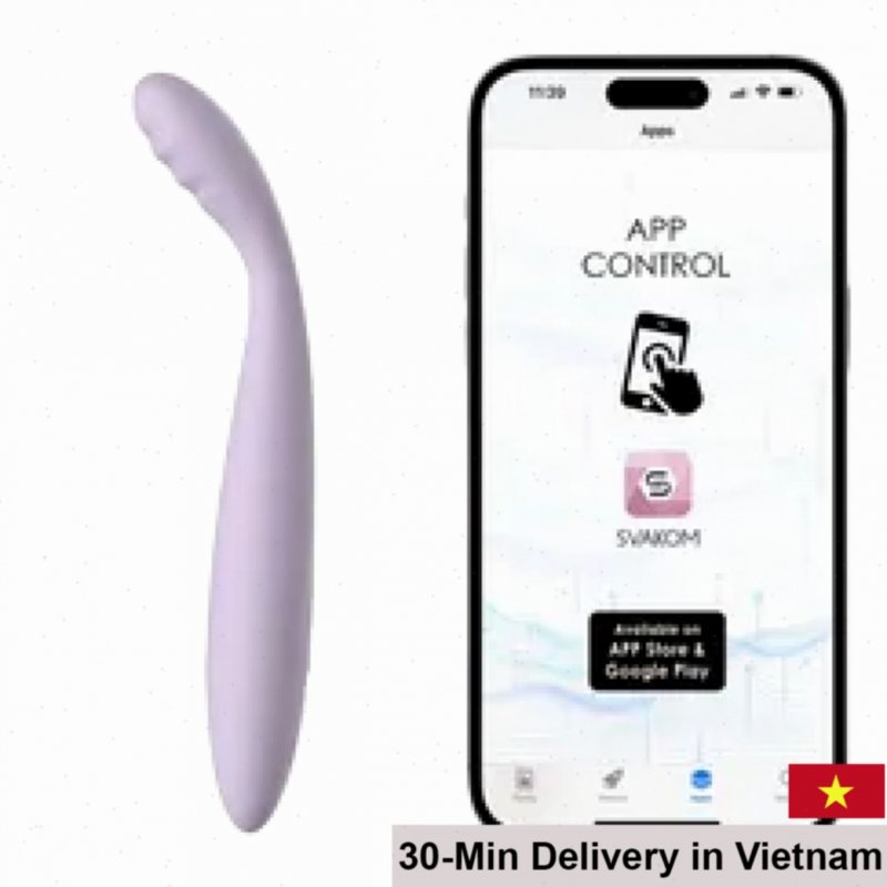Svakom Cici 2 App-Controlled Heated Vibrating Dildo for Couples 